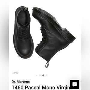 COPY - Dr. Martens 1460 pascal mono Virginia boots